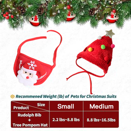 🎄Aranyos karácsonyfa sapka pomponokkal
