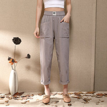 👖 M-4XL✨ 2026 Női Pamut Bő Nadrág | Új Kollekció Kényelmes Laza Szabású Divat