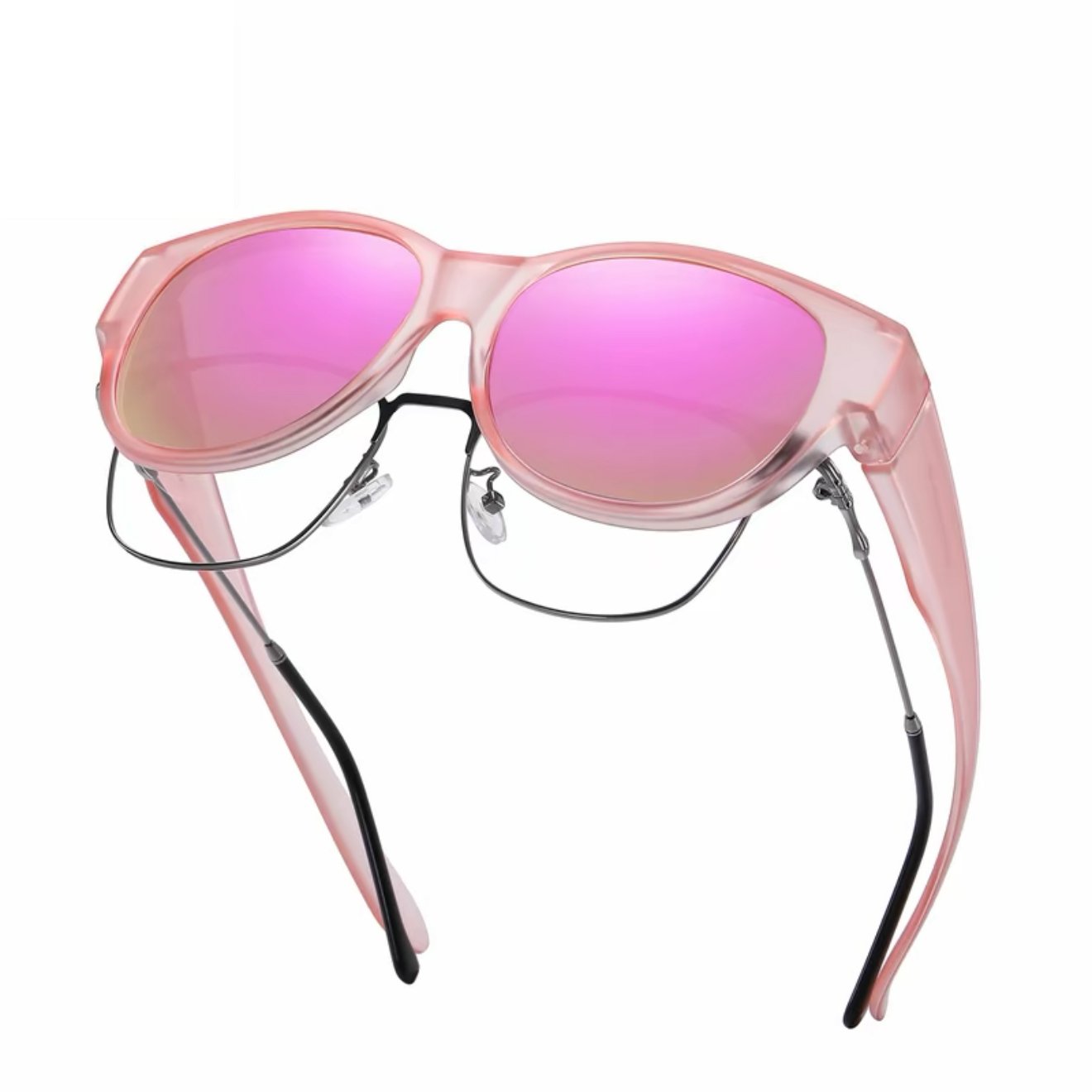 😎 Polarizált UV400 védelemmel ellátott, divatos kerek macskaszemű napszemüveg – stílusos és véd a káros sugaraktól! 😺🕶️ Platás utánvéttel!