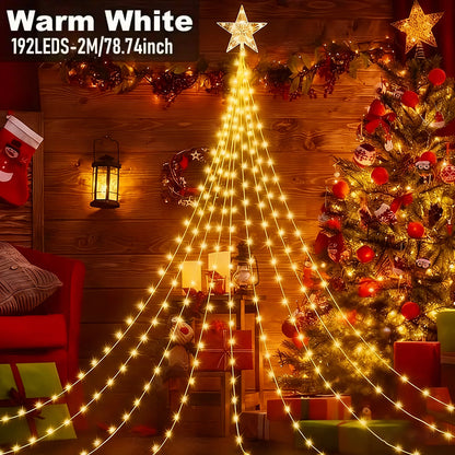 🎁Korai karácsonyi akció 50% kedvezmény🎄Starlight Cascade karácsonyfa világítás