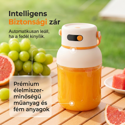 🍓🍨 Hordozható személyi turmixgép turmixokhoz és smoothie-khoz | USB-ről tölthető mini gyümölcscentrifuga-pohár 🏖️🍹