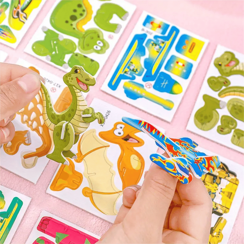 🎁 Oktatási 3D rajzfilm puzzle – tanulás játékosan, fejleszti a kreativitást és a logikát! 🧩✨ Utánvéttel!