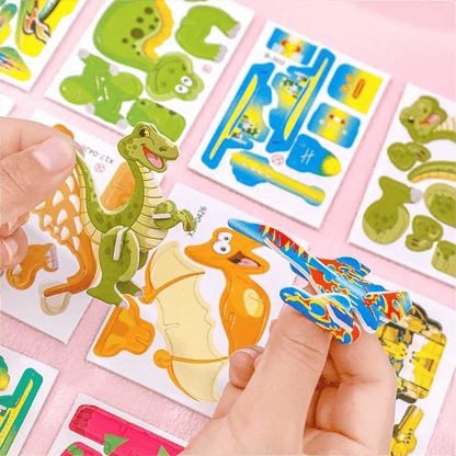 🎁 Oktatási 3D rajzfilm puzzle – tanulás játékosan, fejleszti a kreativitást és a logikát! 🧩✨ Utánvéttel!