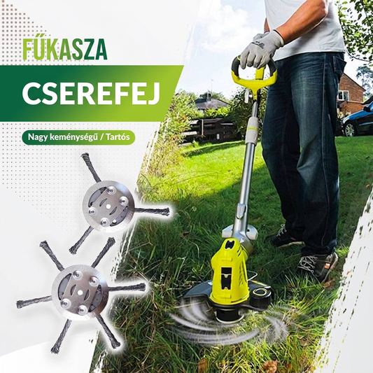 🔥 Cérnavágó póthegy – acél drót fűvágó fej! Erősebb a nejlonnál, vágja a gazt, szedi a bozótot! 🌿✂️ Raktáron, utánvéttel! 📦