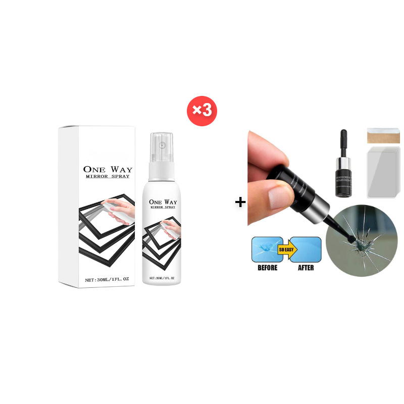🪟 50% OFF Reflective Window Spray | One-Way Mirror Privacy Shield for Home & Car