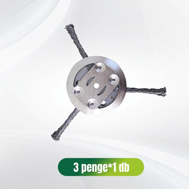 🔥 Cérnavágó póthegy – acél drót fűvágó fej! Erősebb a nejlonnál, vágja a gazt, szedi a bozótot! 🌿✂️ Raktáron, utánvéttel! 📦
