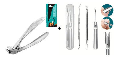 🦶 Rozsdamentes acél körömolló – ívelt penge, kényelmes fogás, időseknek is tökéletes! ✂️ Platás utánvéttel!