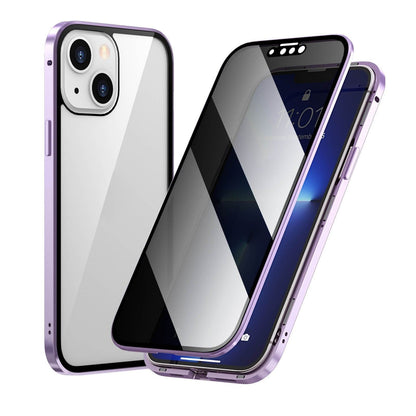 ⚜️ Prémium Mágneses iPhone Tok | Fém Keret + Magánügyi Üveg - Karcálló, Sokszínű, Katonai Minősítésű Védelmet Nyújt 🌟