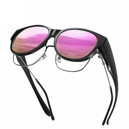 😎 Polarizált UV400 védelemmel ellátott, divatos kerek macskaszemű napszemüveg – stílusos és véd a káros sugaraktól! 😺🕶️ Platás utánvéttel!