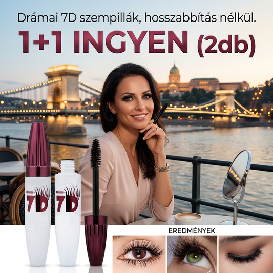 🎁 AKCIÓ: 1+1 GRATIS! Vízálló Szempillaspirál | Nem Mosódik El, Extra Hosszú – Tökéletes Pillantás Minden Napra 👁️💧✨