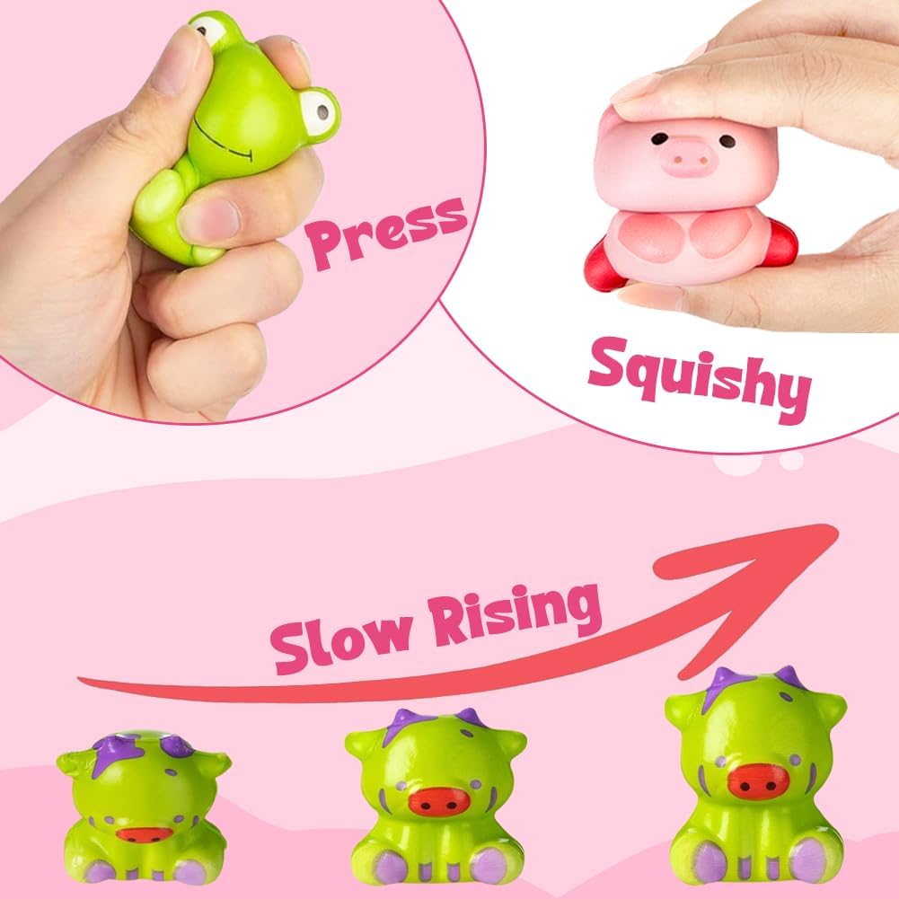 Lassan Kelő Squishy Játék Húsvétra | 12/24 DB Előretöltött Tojás - Kreatív Játék, Szenzoros Élmény Gyerekeknek