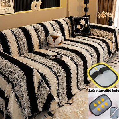 🔥 Féláras ajánlat! Puha velúr kanapéhuzat – csúszásgátlóval, tökéletes illeszkedéssel! ✨ Készlet erejéig! 🛋️