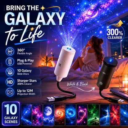 🥳 Plug-and-play HD csillagos égbolt és óceán vetítő éjszakai lámpa – egy gombnyomás, és a szobád égboltja csillagokkal, az ágyad pedig tengerrel telik meg! 🌌🌊 Platás utánvéttel!