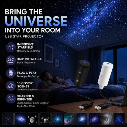 🥳 Plug-and-play HD csillagos égbolt és óceán vetítő éjszakai lámpa – egy gombnyomás, és a szobád égboltja csillagokkal, az ágyad pedig tengerrel telik meg! 🌌🌊 Platás utánvéttel!