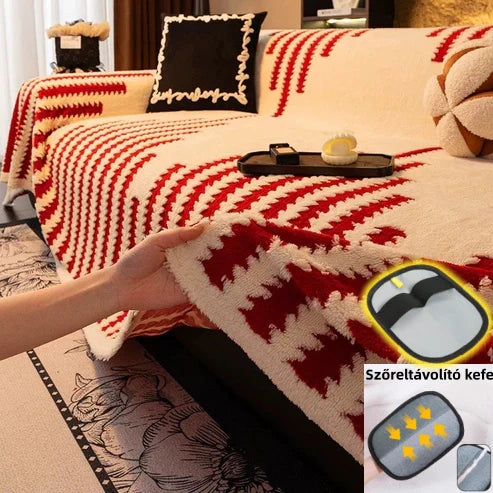 🔥 Féláras ajánlat! Puha velúr kanapéhuzat – csúszásgátlóval, tökéletes illeszkedéssel! ✨ Készlet erejéig! 🛋️