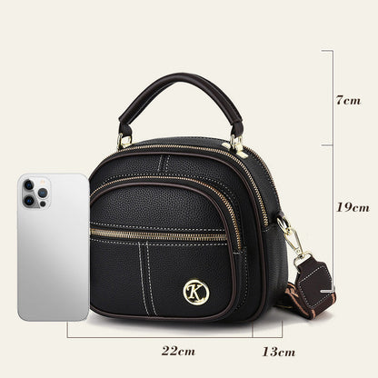 👜 Elegáns Női Kereszttest Táska | Klasszikus Design, Állítható Vállpánt, Többrekeszes - PU Bőr, Tartós, Tökéletes Mindennapi Használatra 🧳