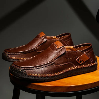 👞 Elegáns természetes bőr férfi cipő – kényelmes mindennapi viselet, prémium anyag! ✨ Raktáron, platás utánvéttel!