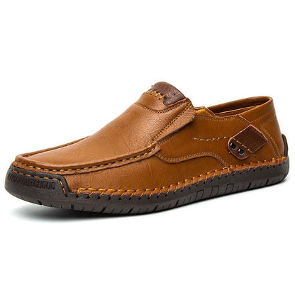 👞 Elegáns természetes bőr férfi cipő – kényelmes mindennapi viselet, prémium anyag! ✨ Raktáron, platás utánvéttel!