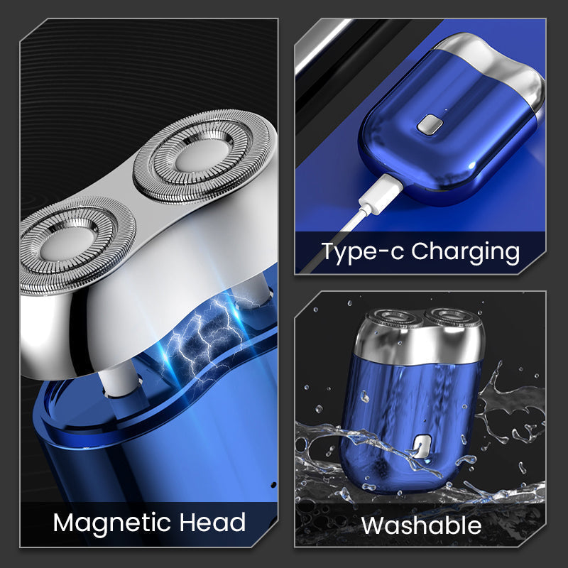 🔥 2025 Mini USB Borotva - Hordozható, Gyors Töltés, Szőrtelenítő Férfiaknak/Nőknek