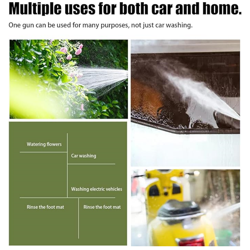 ⏰🎁 Nagynyomású tömlős permetező vízcsővel – locsolás, mosás, takarítás egy eszközzel! 💦✨ Utánvéttel!
