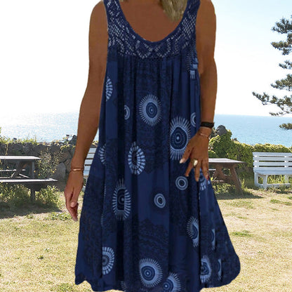 🔥 Nyomtatott Ujjatlan Nyári Női Ruha | Divatos Kényelmes Szett Minden Alkalomra 👗✨