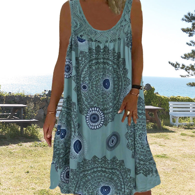 🔥 Nyomtatott Ujjatlan Nyári Női Ruha | Divatos Kényelmes Szett Minden Alkalomra 👗✨