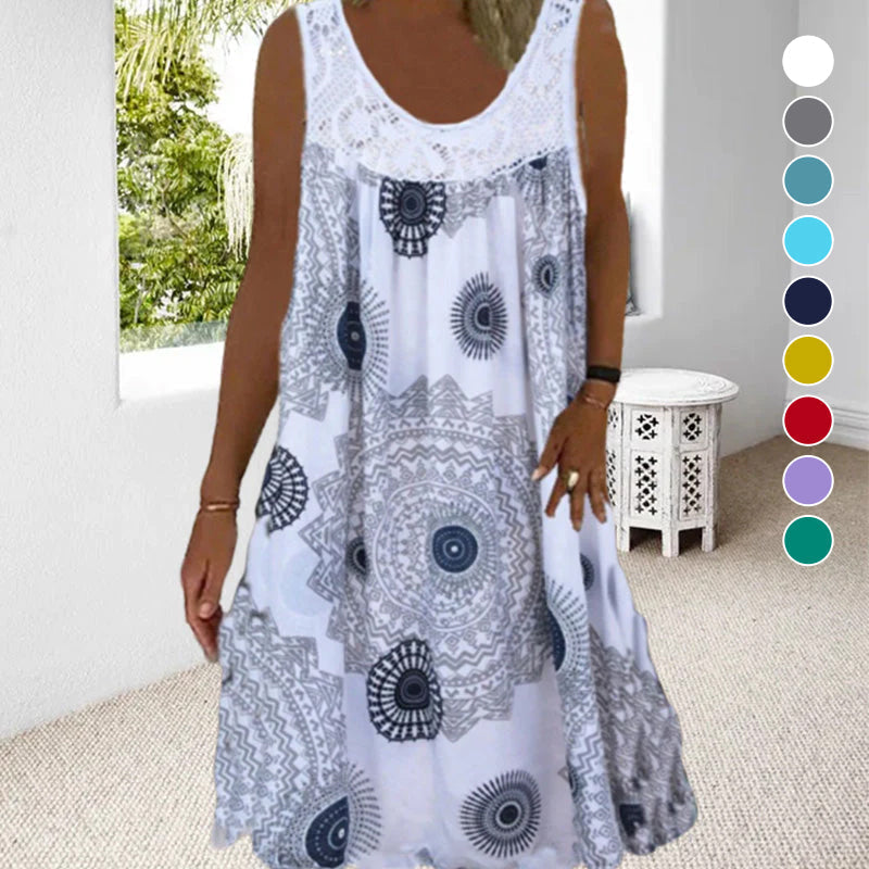 🔥 Nyomtatott Ujjatlan Nyári Női Ruha | Divatos Kényelmes Szett Minden Alkalomra 👗✨