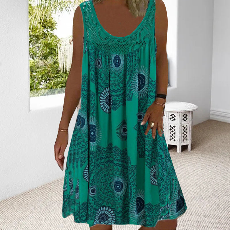 🔥 Nyomtatott Ujjatlan Nyári Női Ruha | Divatos Kényelmes Szett Minden Alkalomra 👗✨