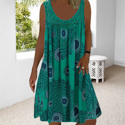 🔥 Nyomtatott Ujjatlan Nyári Női Ruha | Divatos Kényelmes Szett Minden Alkalomra 👗✨