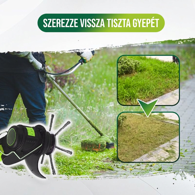 🔥 Cérnavágó póthegy – acél drót fűvágó fej! Erősebb a nejlonnál, vágja a gazt, szedi a bozótot! 🌿✂️ Raktáron, utánvéttel! 📦