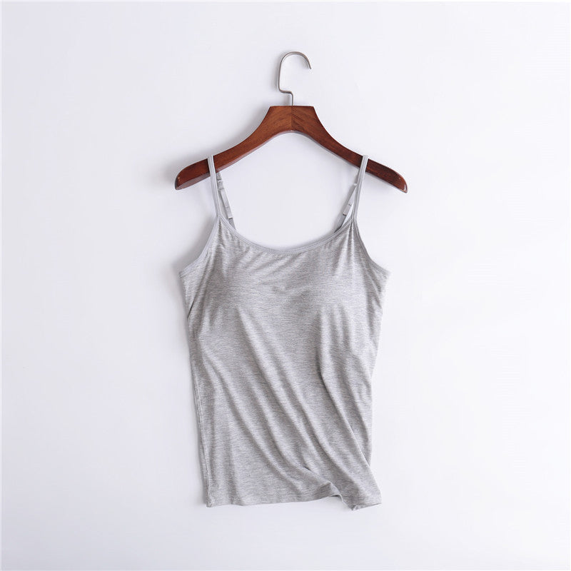 👕 Tank Top Beépített Melltartóval | Kényelmes & Praktikus – Elegáns Alapdarab Minden Napra ✨💕