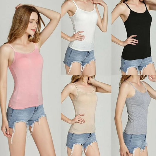 👕 Tank Top Beépített Melltartóval | Kényelmes & Praktikus – Elegáns Alapdarab Minden Napra ✨💕