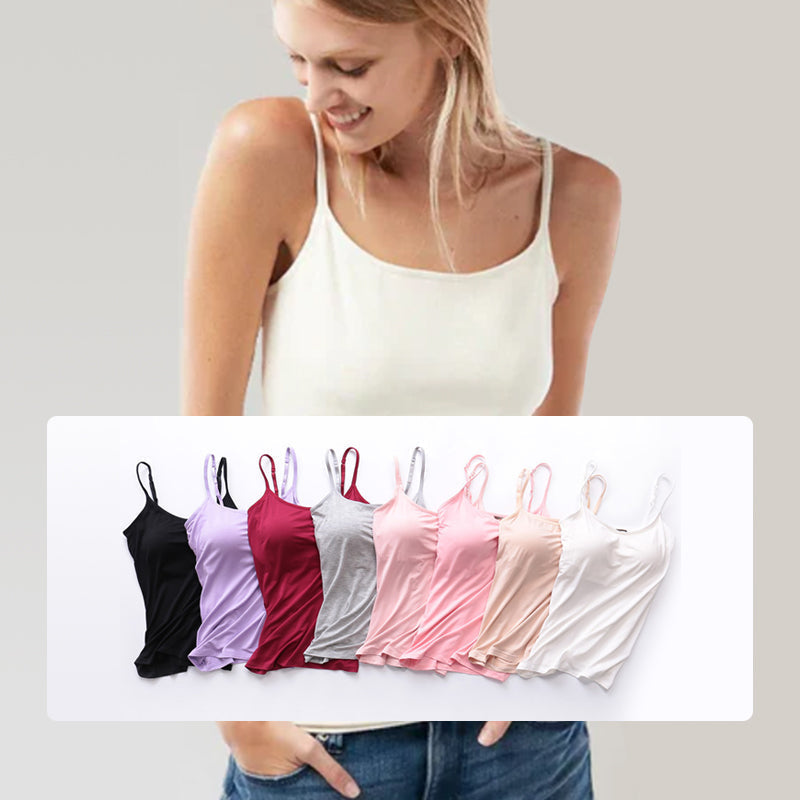 👕 Tank Top Beépített Melltartóval | Kényelmes & Praktikus – Elegáns Alapdarab Minden Napra ✨💕