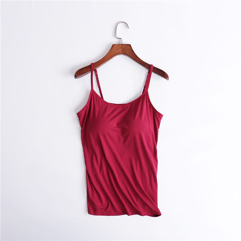 👕 Tank Top Beépített Melltartóval | Kényelmes & Praktikus – Elegáns Alapdarab Minden Napra ✨💕