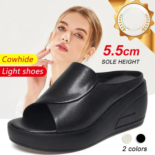 👡 Ferde Sarok Szandál – 5,5 cm Komfort Emelés | Elegáns & Nyári Stílus – Tökéletes Választás Hétköznapokra & Nyaralásra ✨📏🌴