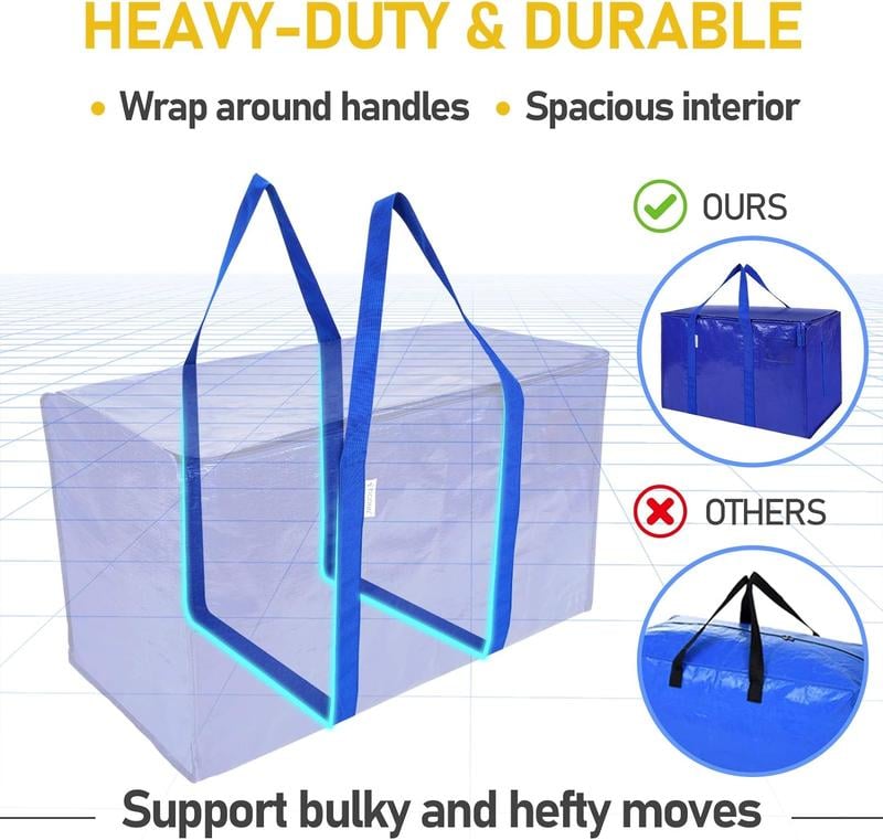 🔥 24 gallon extra nagy teherbírású összecsukható költöztető táska – több fér, kevesebb hely! 📦 Platás utánvéttel!