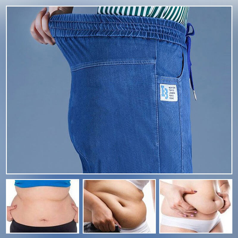 🔥 2026 Forró eladó! Slim alkalmi egyenes jég selyem farmer – hűvös, kényelmes, egész nap viselhető! 👖 Platás utánvéttel!
