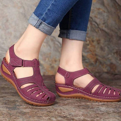 🎁 Orthopéd Szandál Nőknek | Prémium Könnyű Bőr Kényelmes Egészségügyi Lábbeli 👞✨