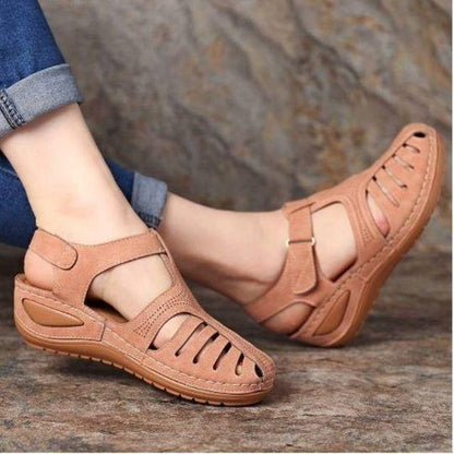 🎁 Orthopéd Szandál Nőknek | Prémium Könnyű Bőr Kényelmes Egészségügyi Lábbeli 👞✨