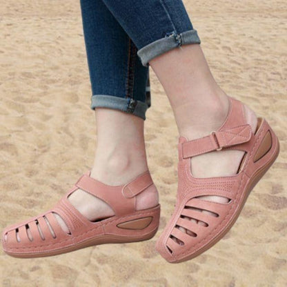 🎁 Orthopéd Szandál Nőknek | Prémium Könnyű Bőr Kényelmes Egészségügyi Lábbeli 👞✨