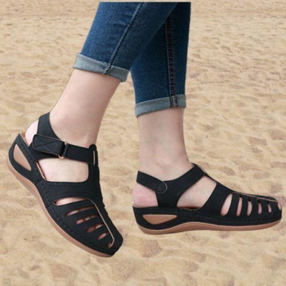 🎁 Orthopéd Szandál Nőknek | Prémium Könnyű Bőr Kényelmes Egészségügyi Lábbeli 👞✨