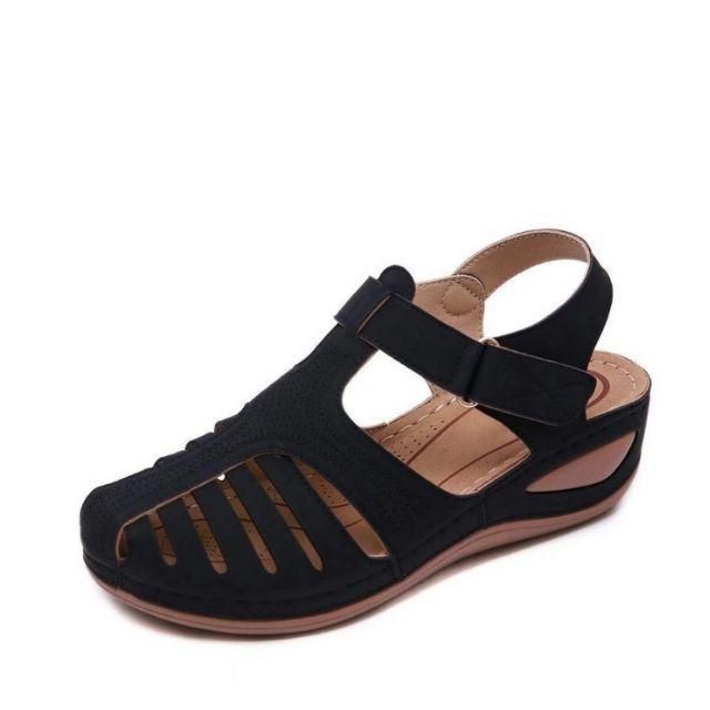 🎁 Orthopéd Szandál Nőknek | Prémium Könnyű Bőr Kényelmes Egészségügyi Lábbeli 👞✨