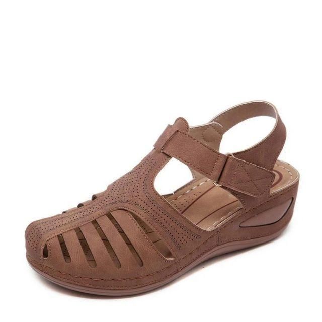 🎁 Orthopéd Szandál Nőknek | Prémium Könnyű Bőr Kényelmes Egészségügyi Lábbeli 👞✨