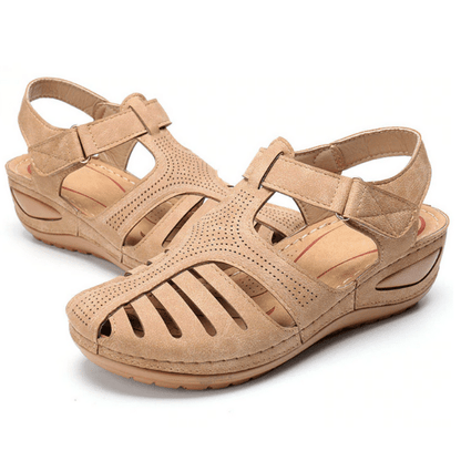 🎁 Orthopéd Szandál Nőknek | Prémium Könnyű Bőr Kényelmes Egészségügyi Lábbeli 👞✨