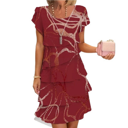 👗 Elegáns Divatos Fodros Női Ruha | Női Alkalmak Tökéletes Választása ✨💕