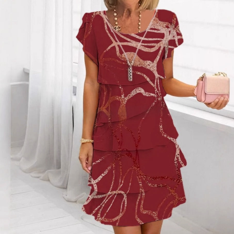 👗 Elegáns Divatos Fodros Női Ruha | Női Alkalmak Tökéletes Választása ✨💕