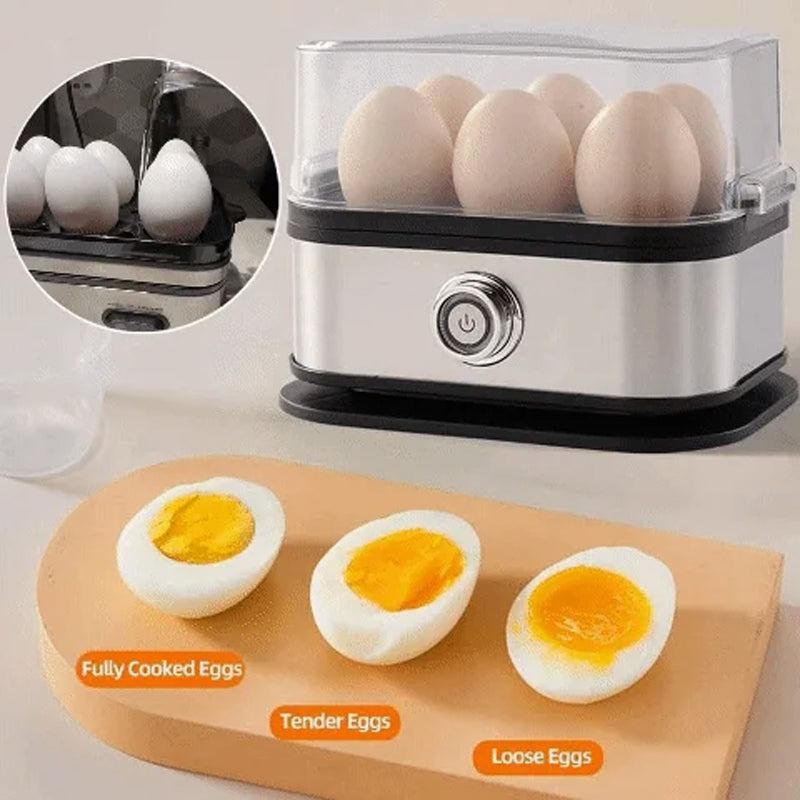👩‍🍳 Multifunkciós tojáspároló átlátszó fedéllel🥚