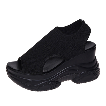 👡 Női Szandál Ferde Sarokkal – Nyitott Orr & Komfort | Elegáns & Stabil – Tökéletes Választás Nyári Napokra ☀️🌸✨