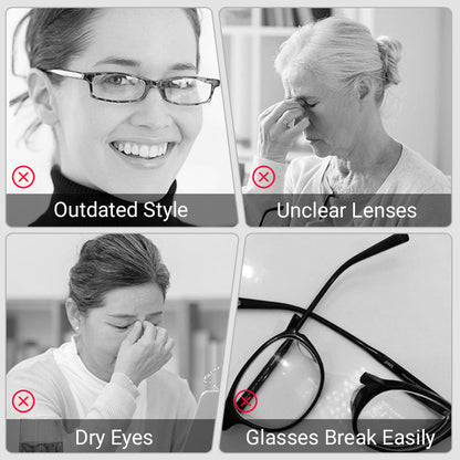 Kékfény Szűrős Presbyopia / Távolsági Olvasószemüveg | 40+ Éves Korosztálynak - Számítógépes Fáradás Csökkentése 👵👨‍💻