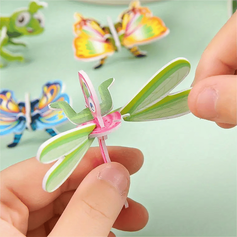 🔥 3D összerakós puzzle – 25 db, DIY rajzfilmfigurák! Összerakod és megelevenedik! 🧩✨ Gyerekeknek tökéletes ajándék!